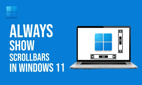 How to Always Show Scrollbars in Windows 11